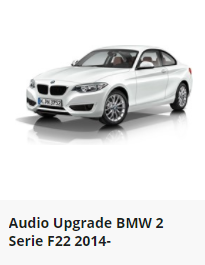 Audio Upgrade BMW 2 Serie F22 2014-