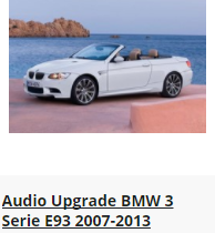 BMW 3 Serie E93 2007-2013